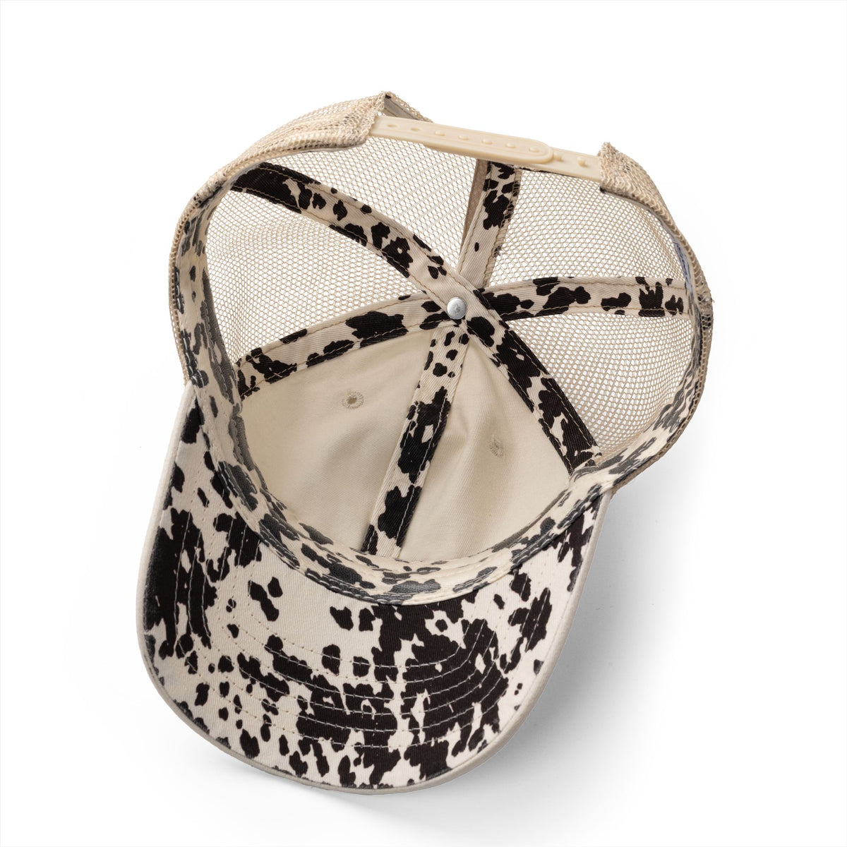 Embroidered Pony-Back Mesh Cap