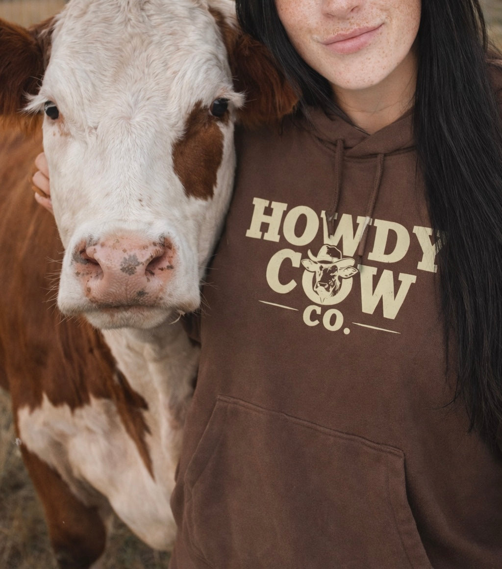 Howdy Cow Co Heavyweight Hoodie
