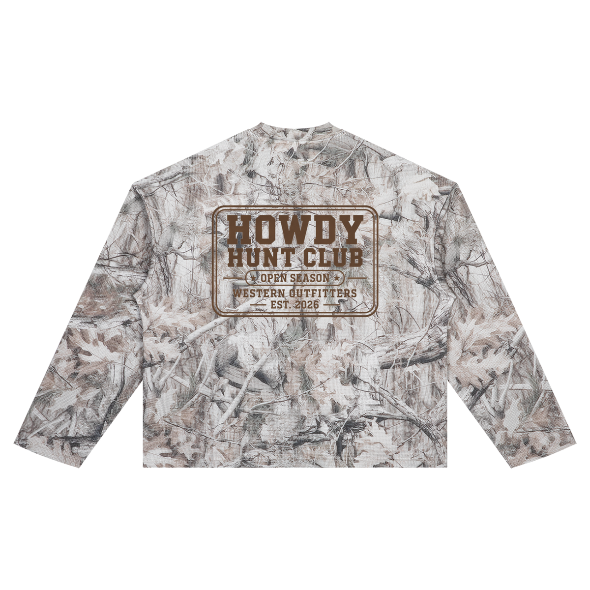 Unisex Tree Camo Waffle T-Shirt
