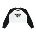 Raw-Hem Crop Sweatshirt