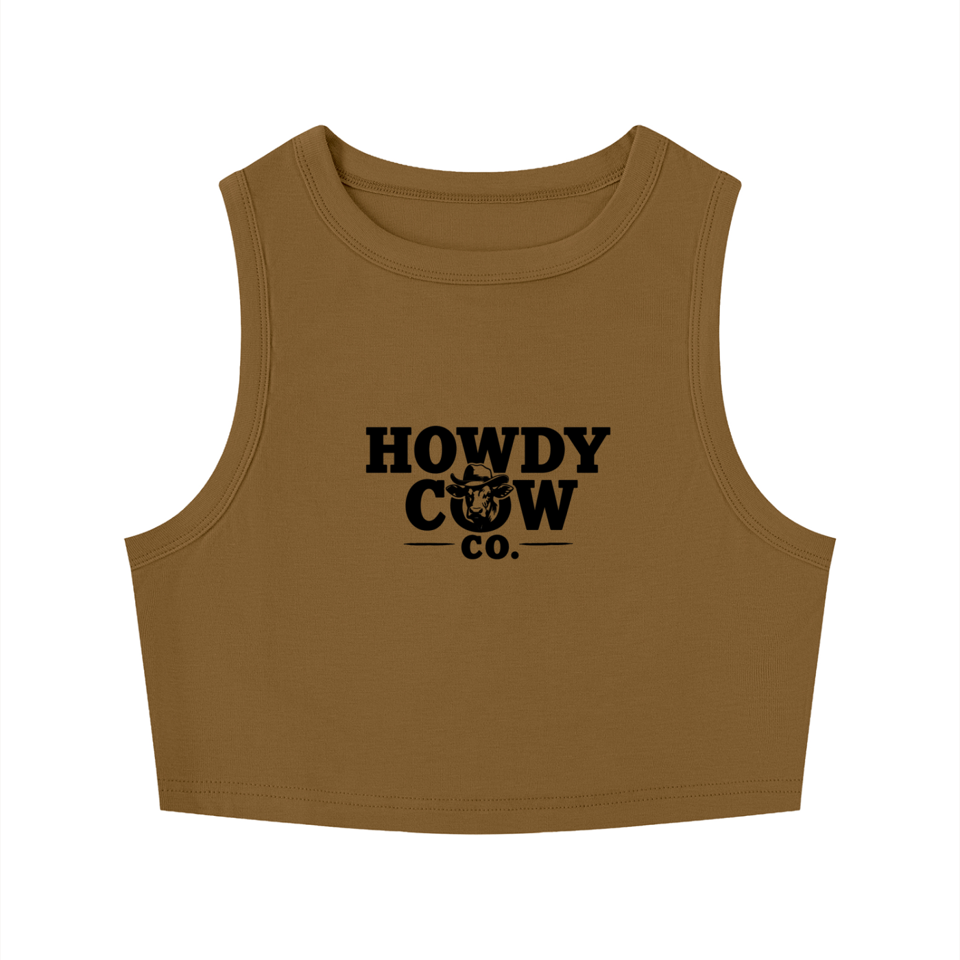Women's Tight Crewneck Crop Tank Top