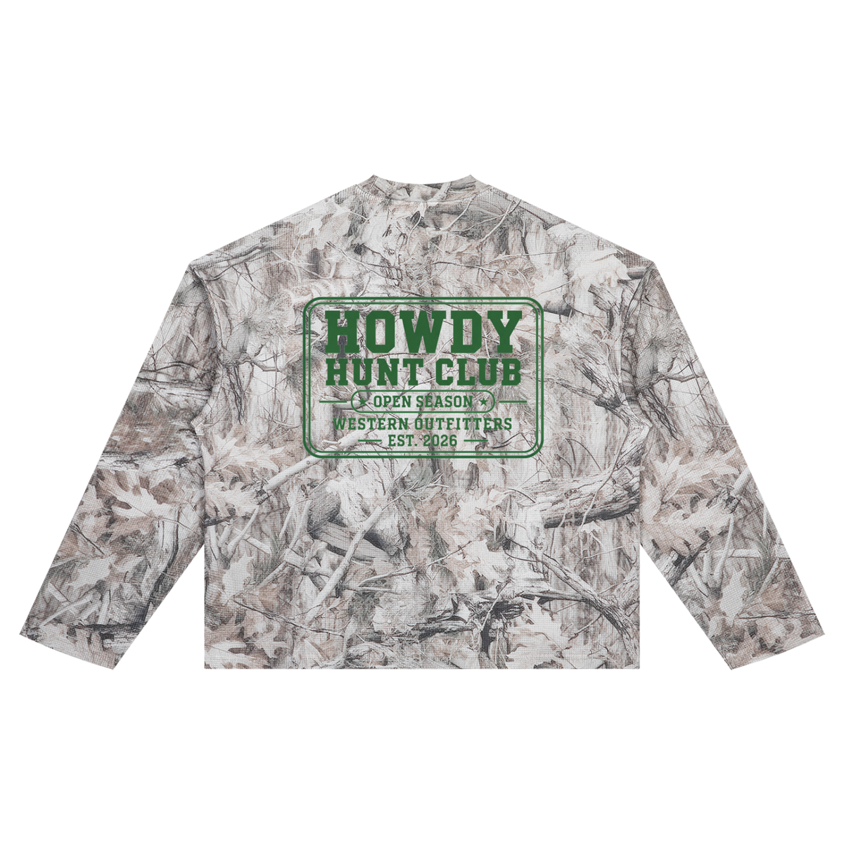Unisex Tree Camo Waffle T-Shirt