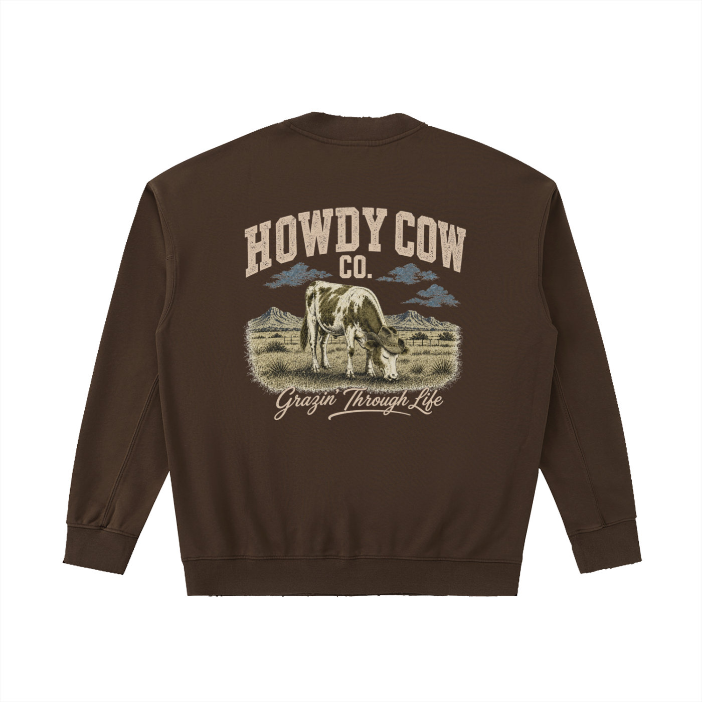 Drop Shoulder Crewneck Sweatshirt