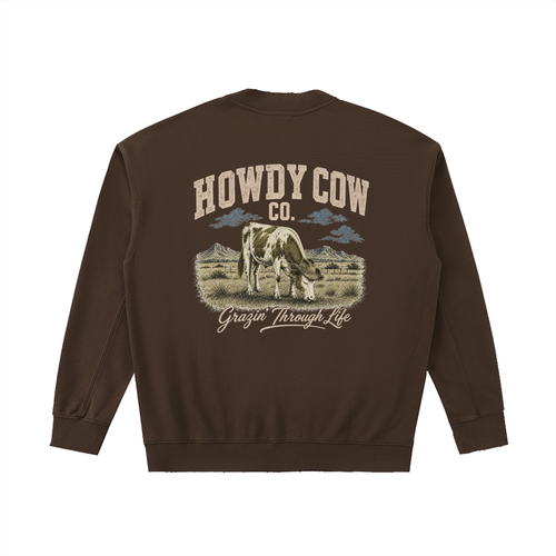 Drop Shoulder Crewneck Sweatshirt