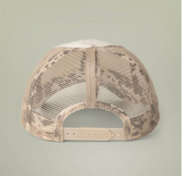 Embroidered Pony-Back Mesh Cap