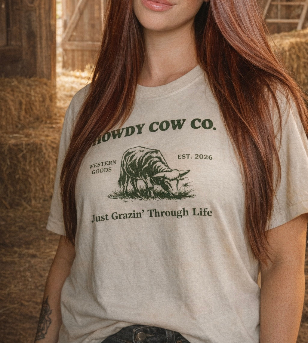 Howdy Cow Co. Oversized T-Shirt