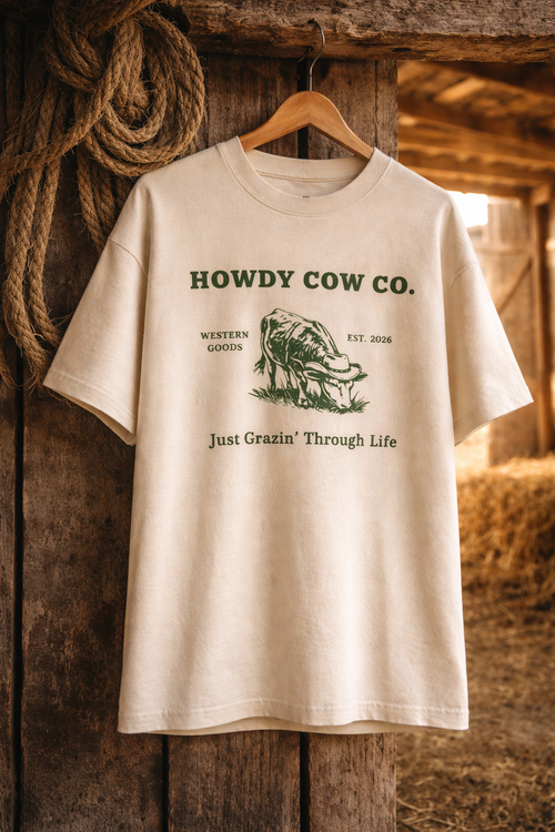 Howdy Cow Co. Oversized T-Shirt
