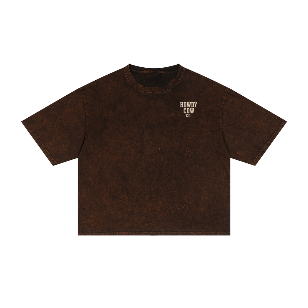 Unisex Mineral Wash Boxy T-Shirt