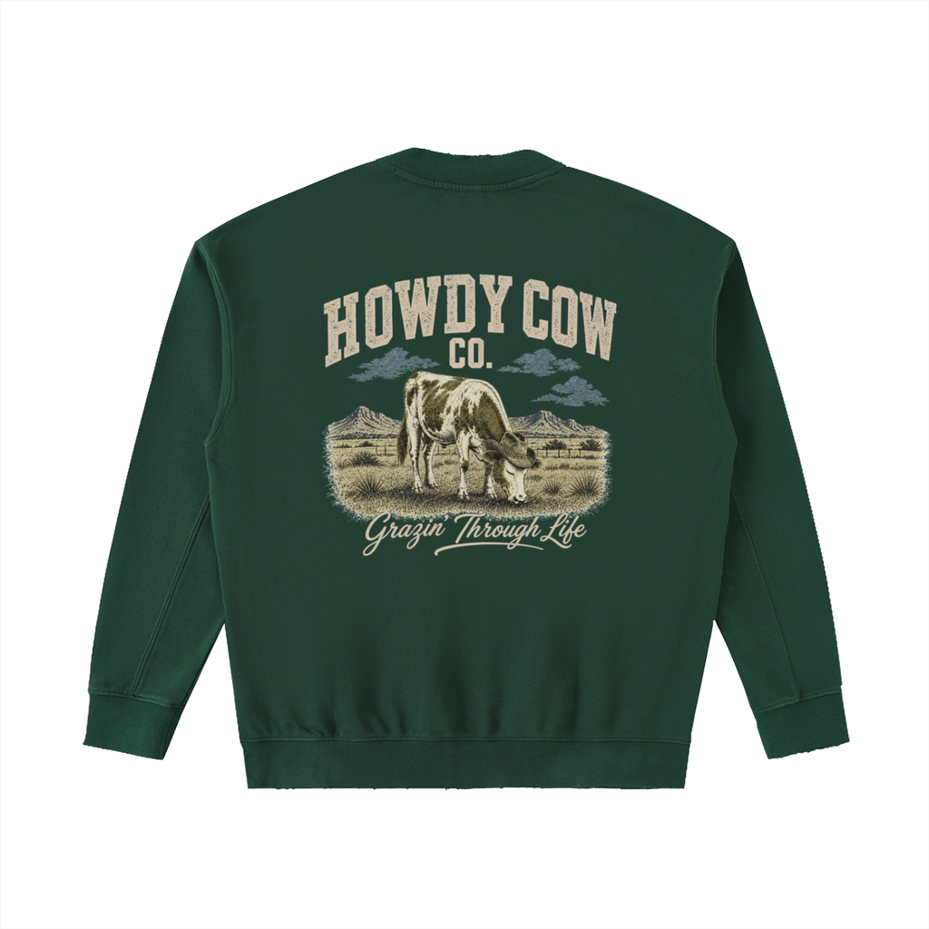 Drop Shoulder Crewneck Sweatshirt