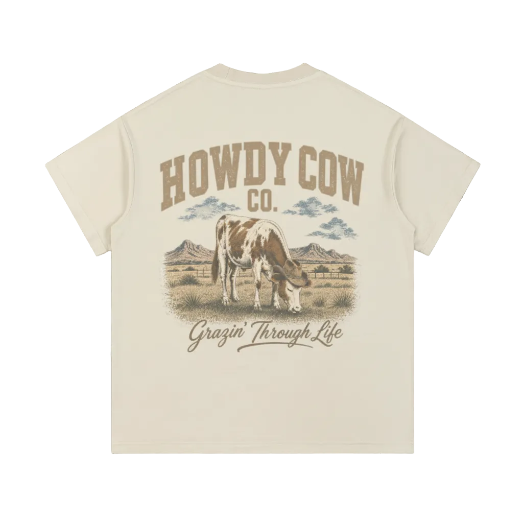 Howdy Cow Co Vintage Cotton T-Shirt