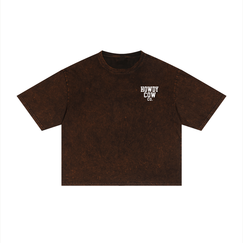 Unisex Mineral Wash Boxy T-Shirt