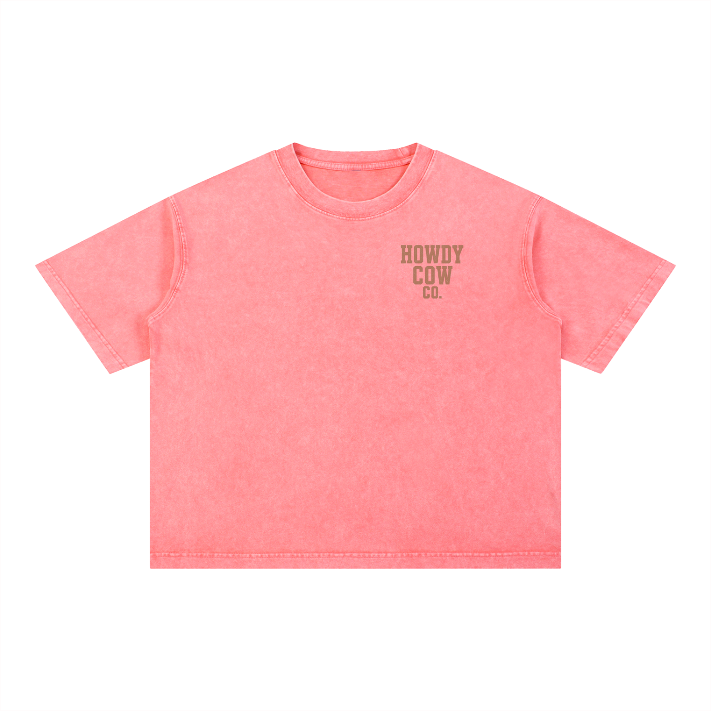 Mineral Wash Boxy Cotton T-Shirt