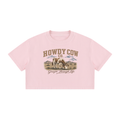 Women's Mineral Wash Cotton Crop T-Shirt