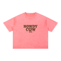 Mineral Wash Boxy Cotton T-Shirt