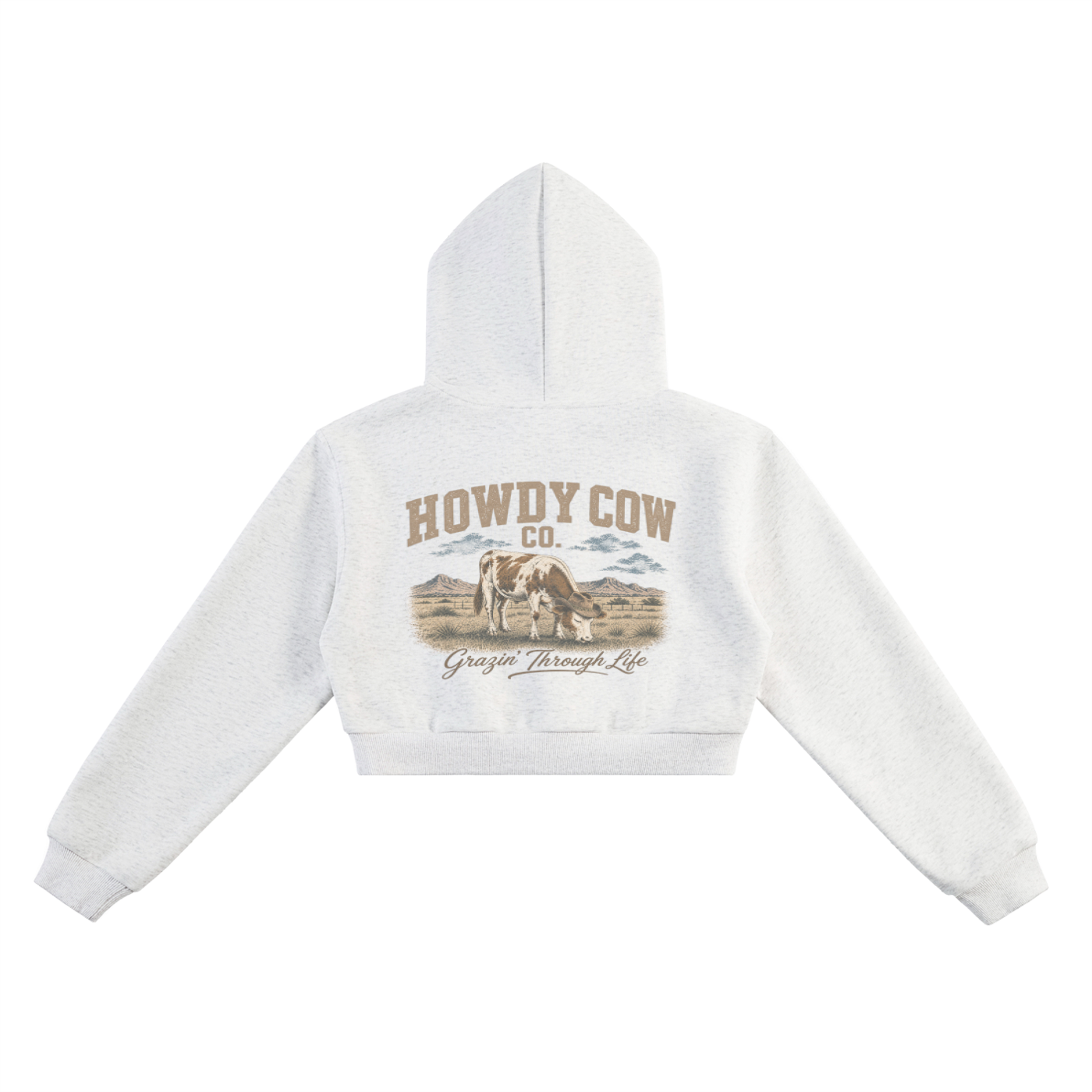 Essential Cropped Hoodie