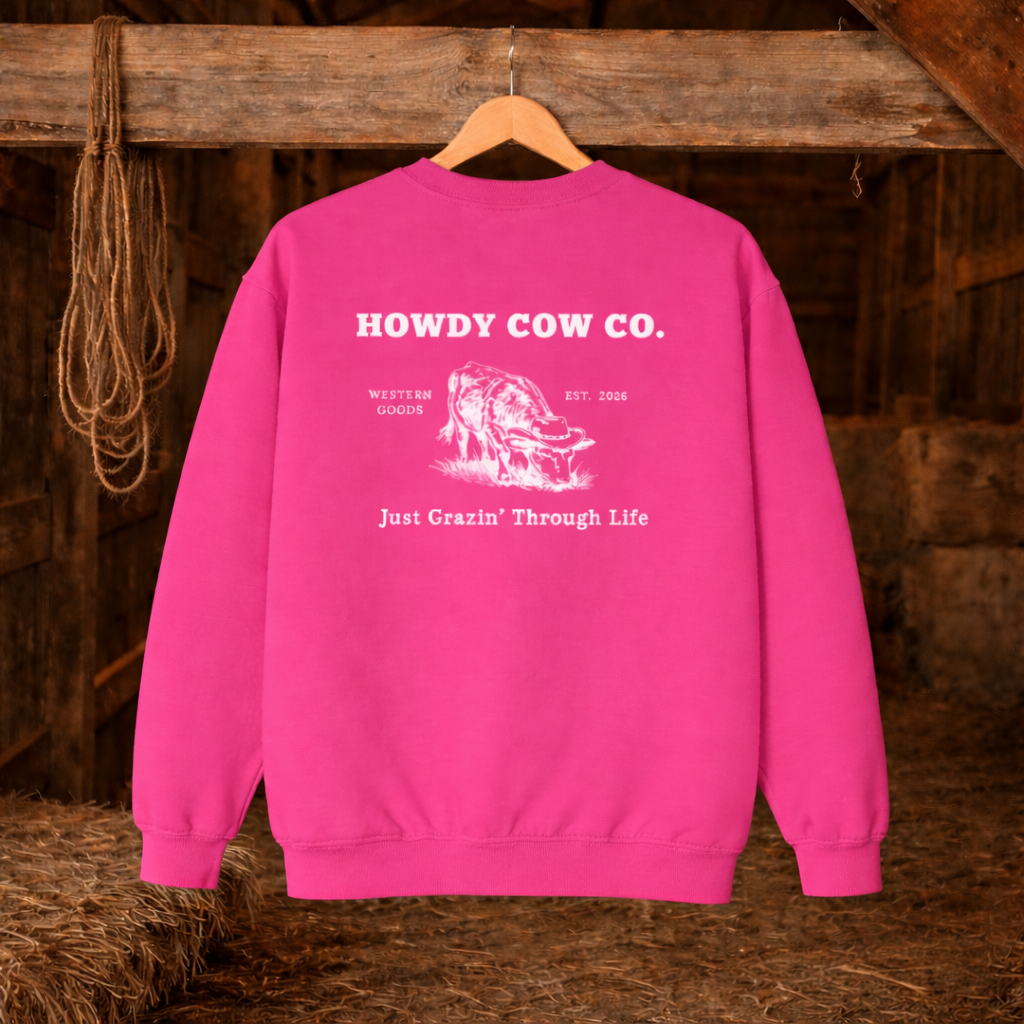 Howdy Cow Co.  Crewneck Sweatshirt